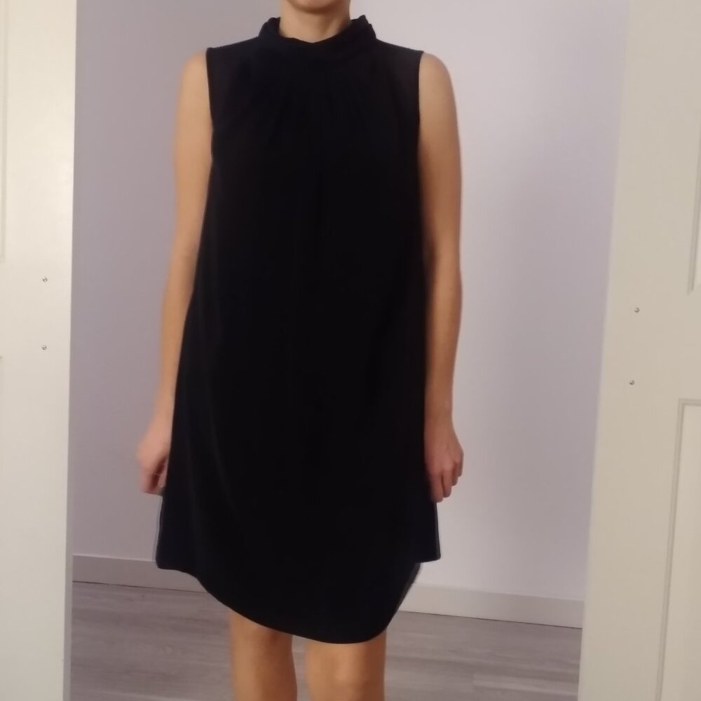 Mango black dress